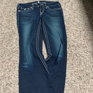 True Religion flare/ wide legged jeans